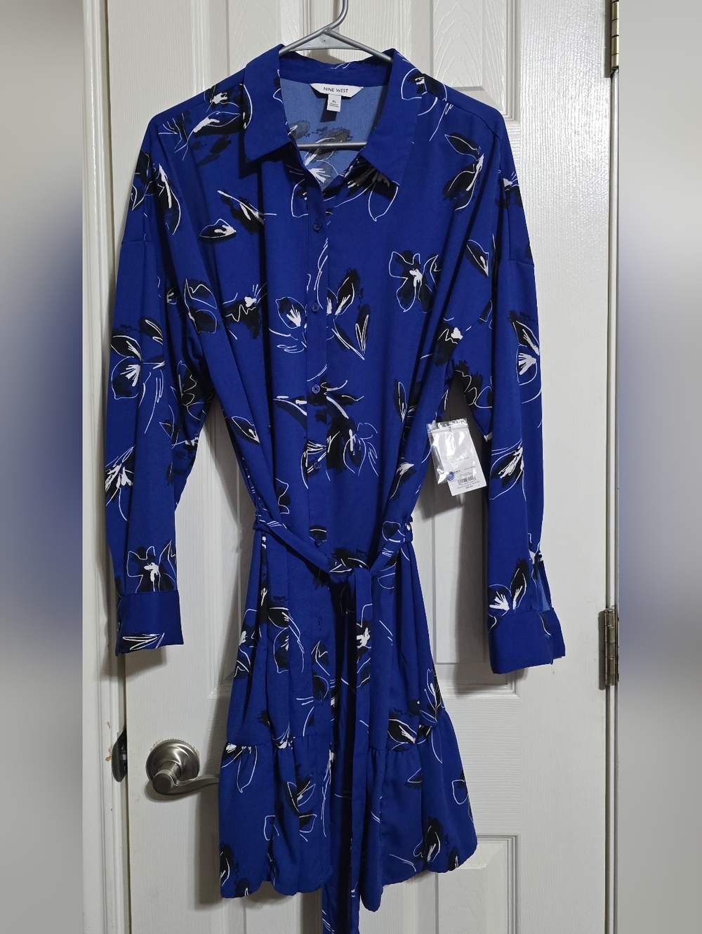 Nine West Ruffle Hem Dress - Picture 2 of 4